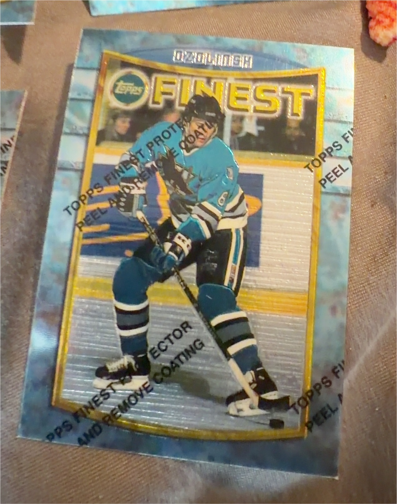 1994 Finest #57 Sandis Ozolinsh — front