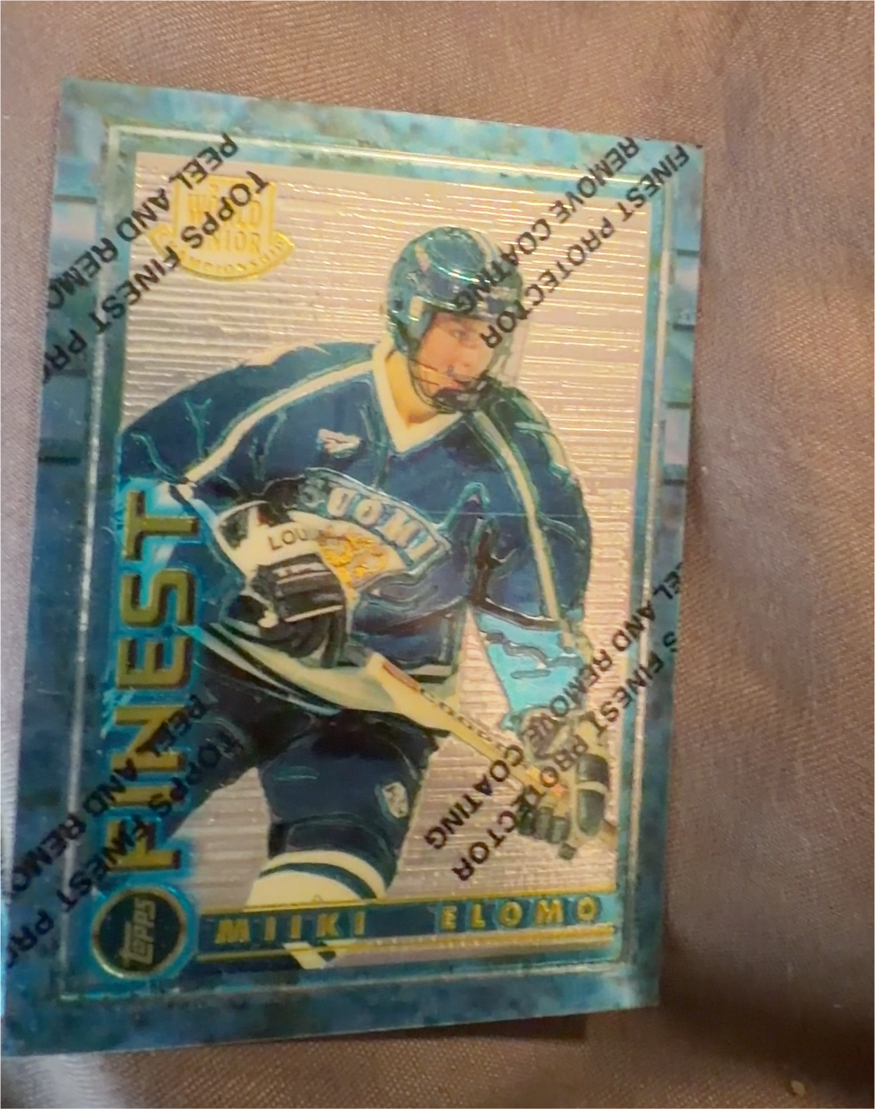 1994 Finest #143 MIIKI ELOMO — front