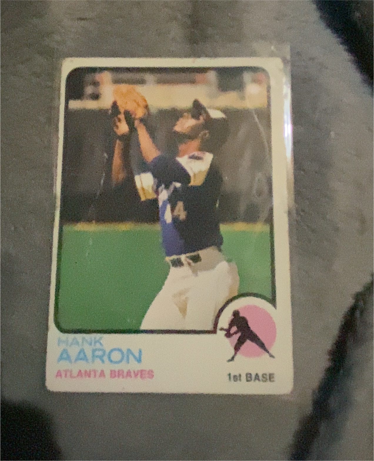 1973 Topps #100 Hank Aaron — front