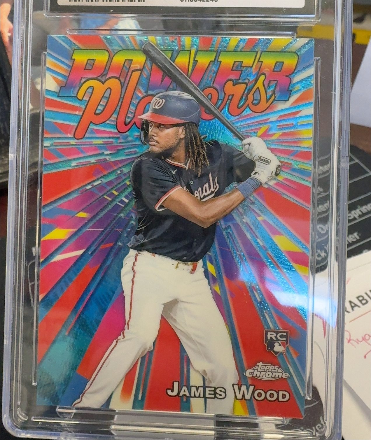 2025 Topps Chrome Power Players #PP-19 James Wood — front