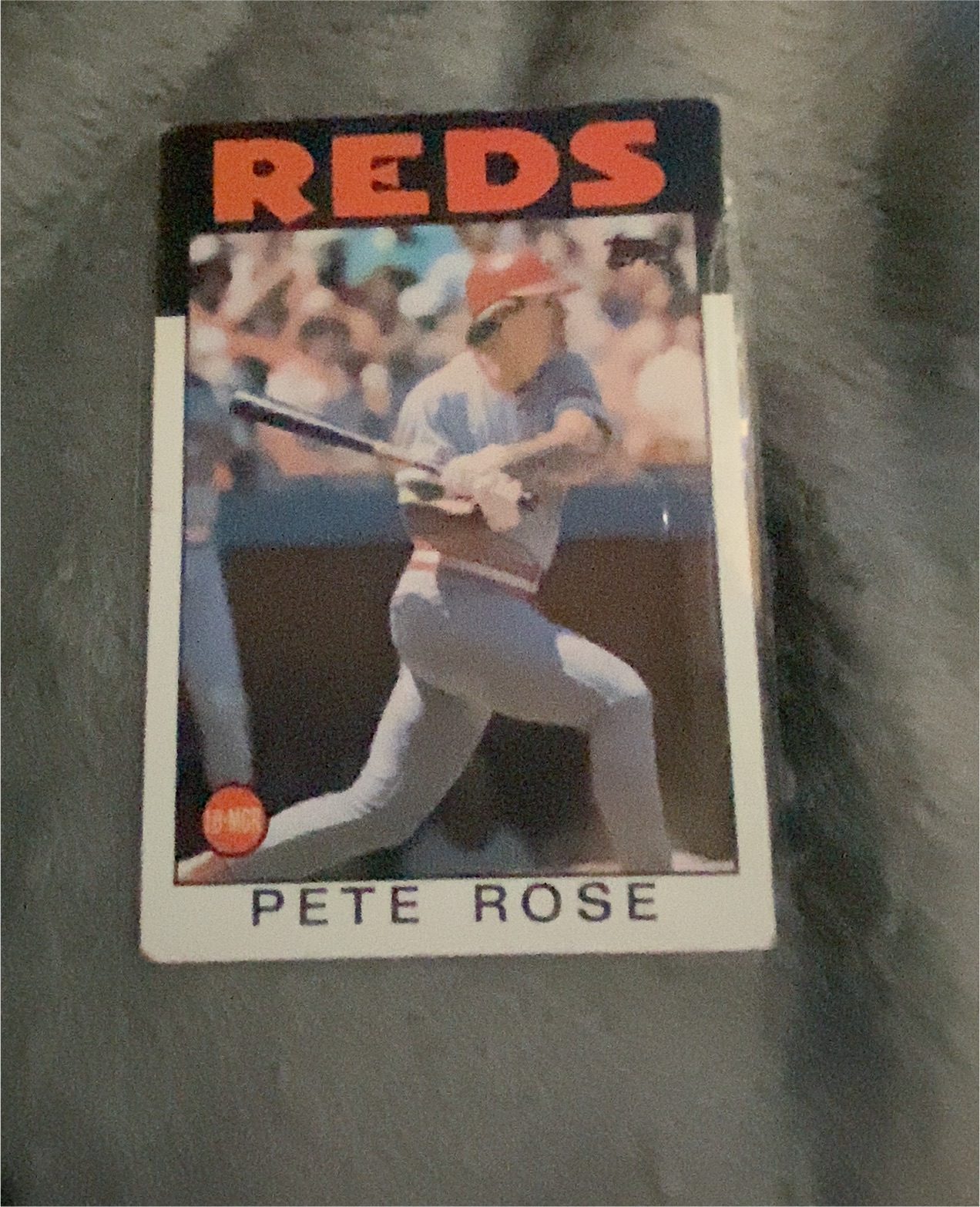 1986 Topps #1 Pete Rose — front