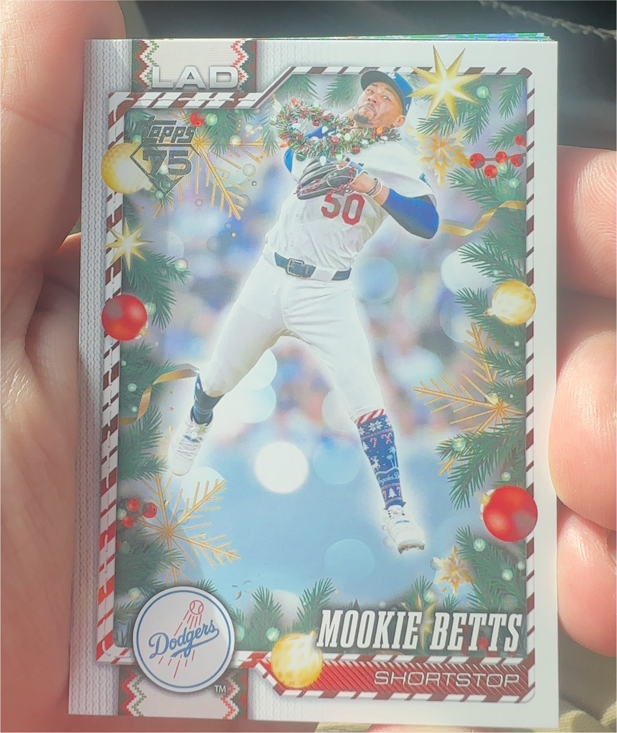 2026 Topps Holiday #H54 Mookie Betts — front