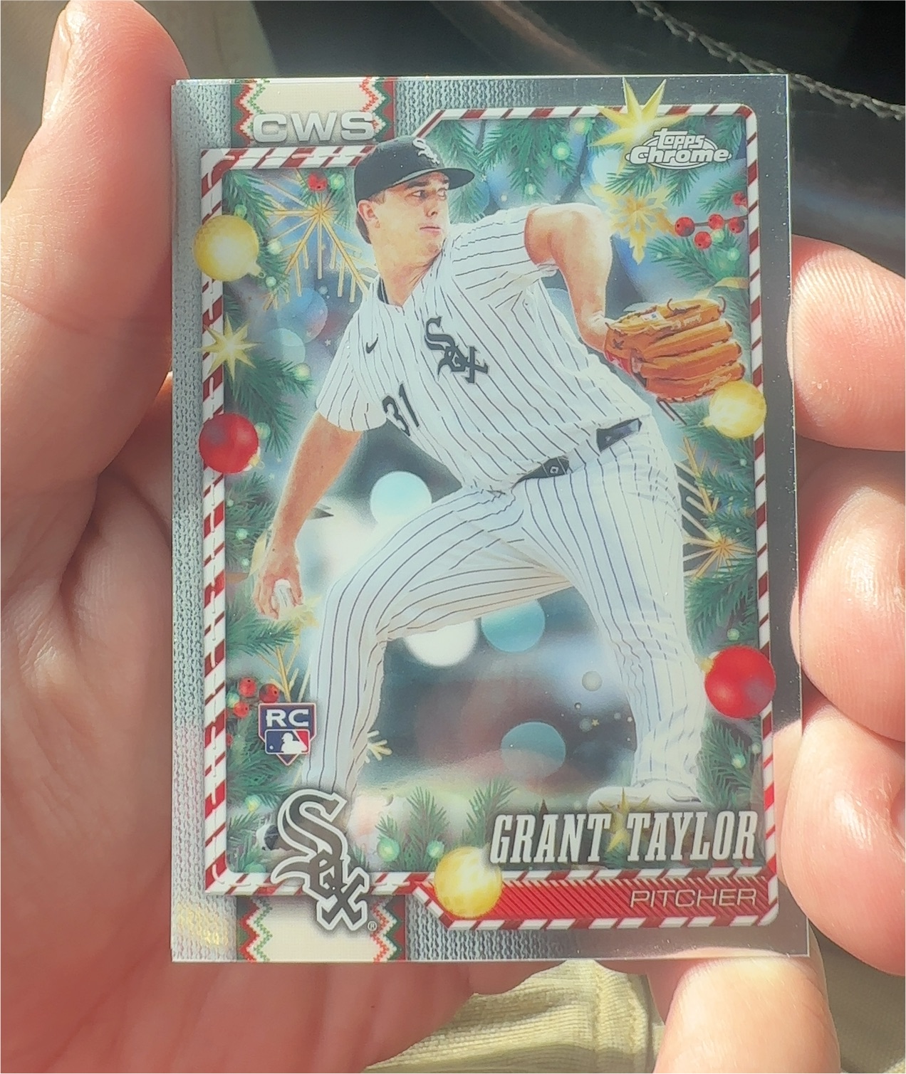 2026 Topps Holiday #H49 Grant Taylor — front