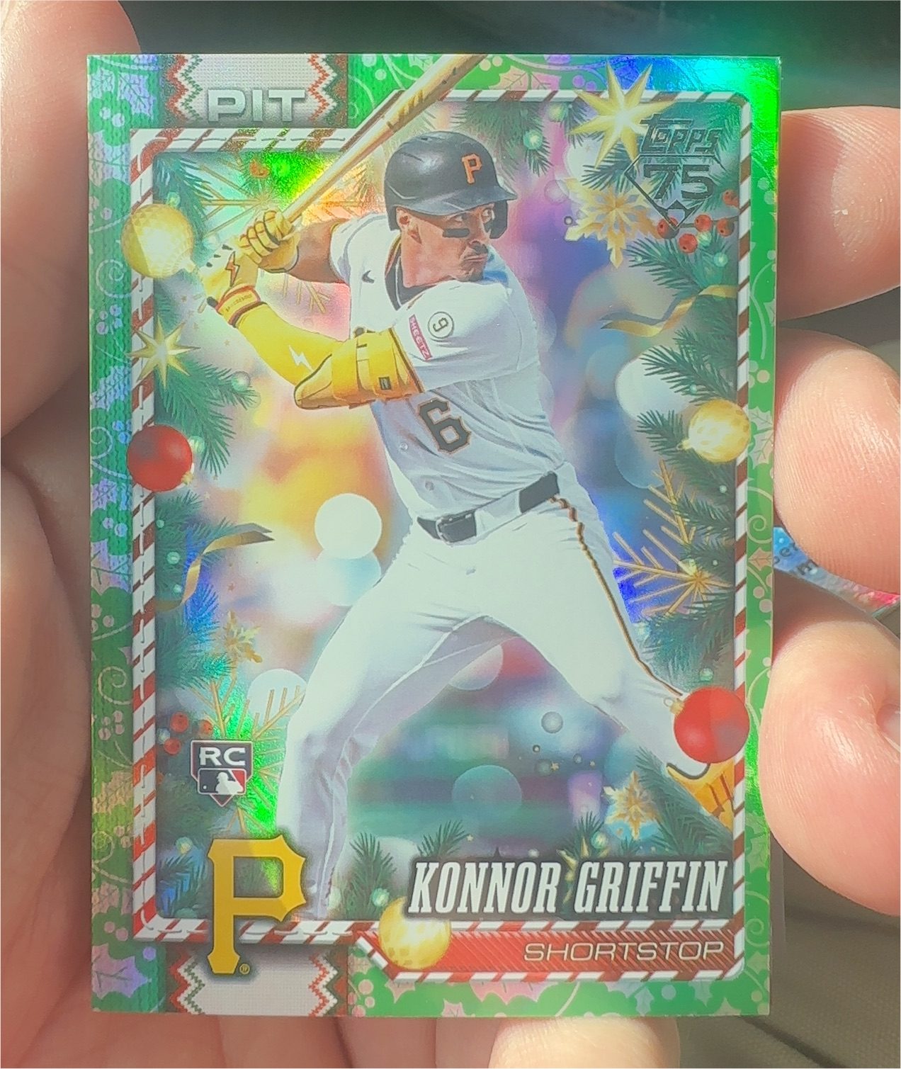 2026 Topps Holiday #H161 Konnor Griffin — front