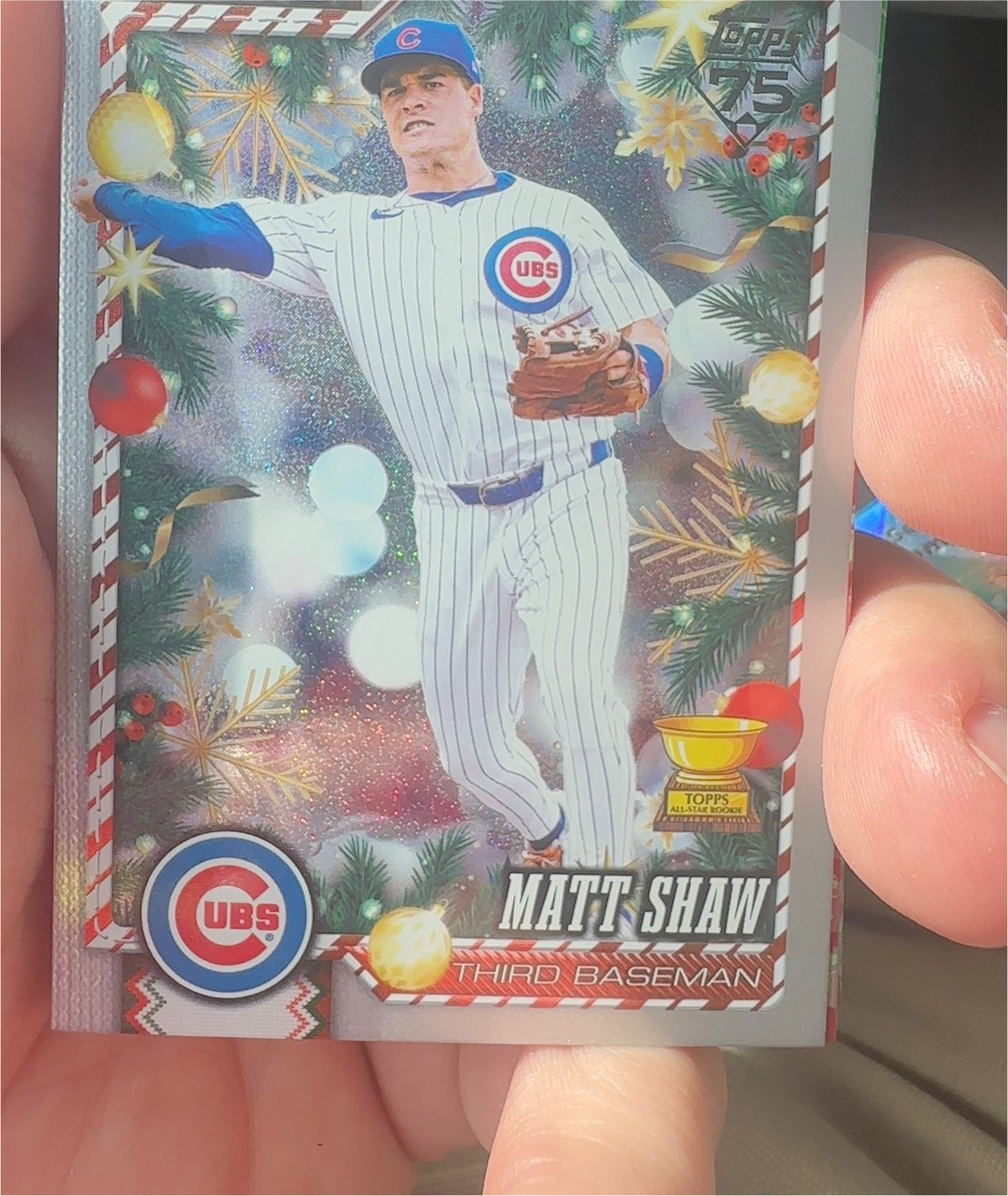 2026 Topps Holiday #H14 Matt Shaw — front