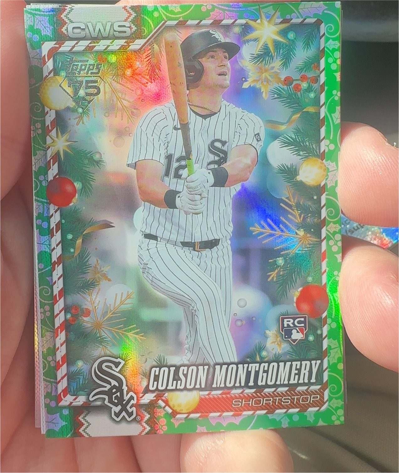 2026 Topps Holiday #H30 Colson Montgomery — front