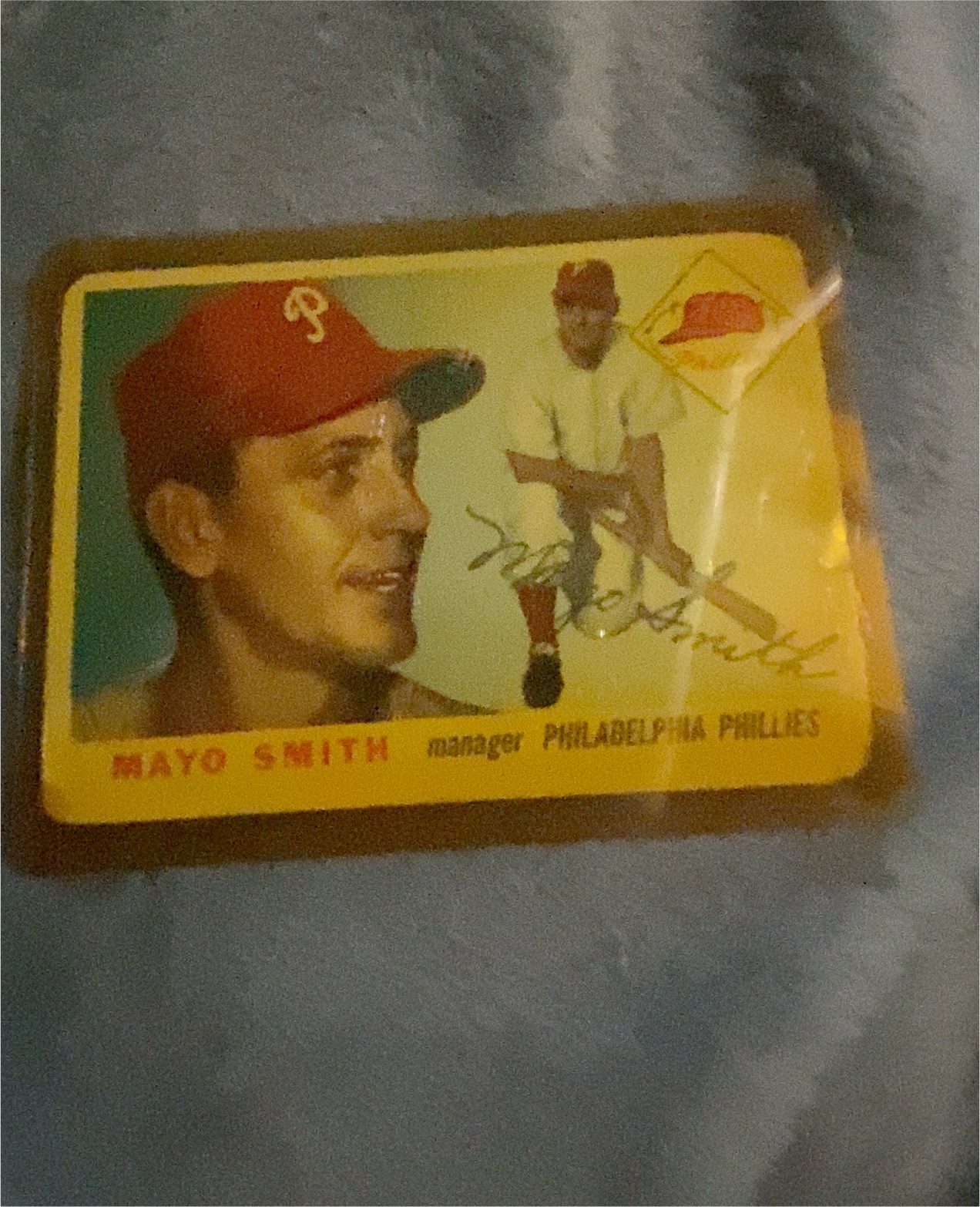 1955 Topps #130 Mayo Smith — front