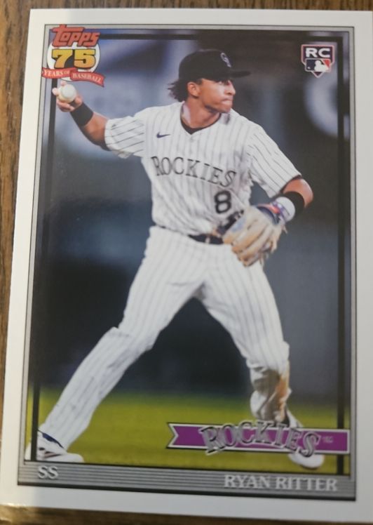 2026 Topps 1991 #T91-26 Ryan Ritter — front