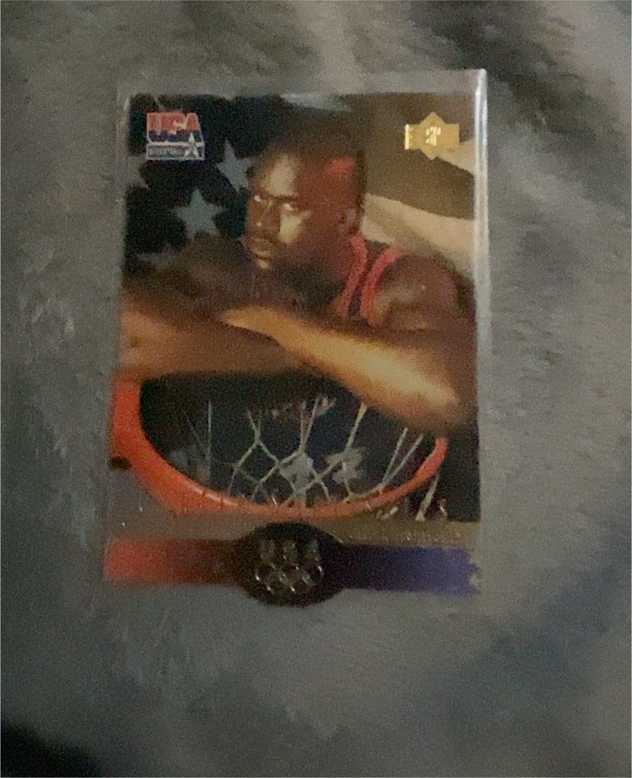 1996 Upper Deck USA SP Career Statistics #S5 Shaquille O'Neal — front
