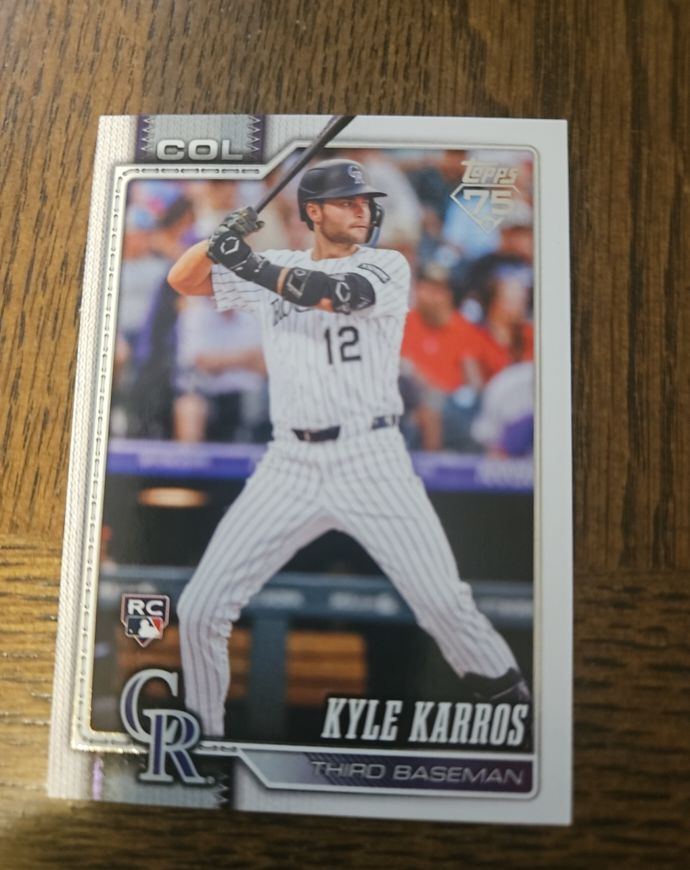 2026 Topps #334 Kyle Karros — front