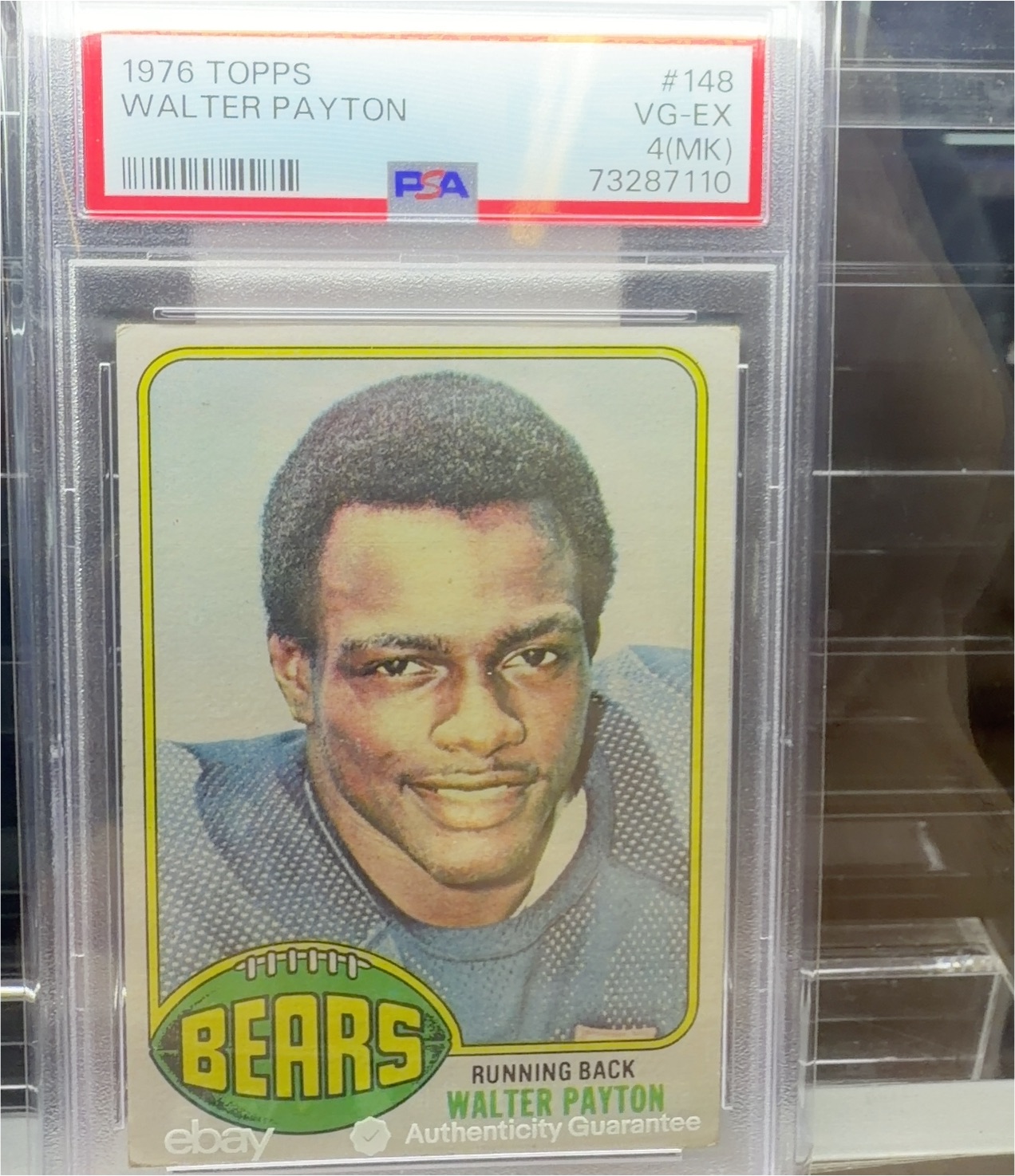 1976 Topps #148 Walter Payton — front