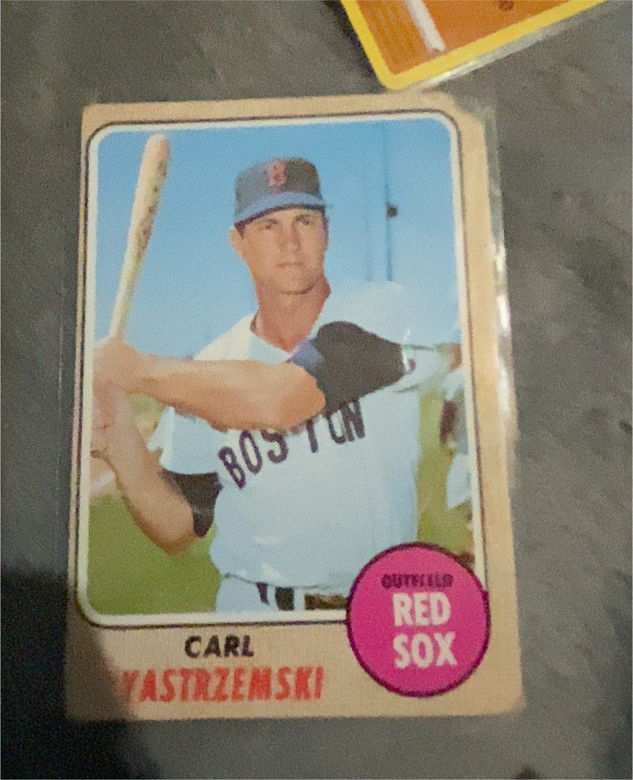 1968 Topps #250 Carl Yastrzemski — front