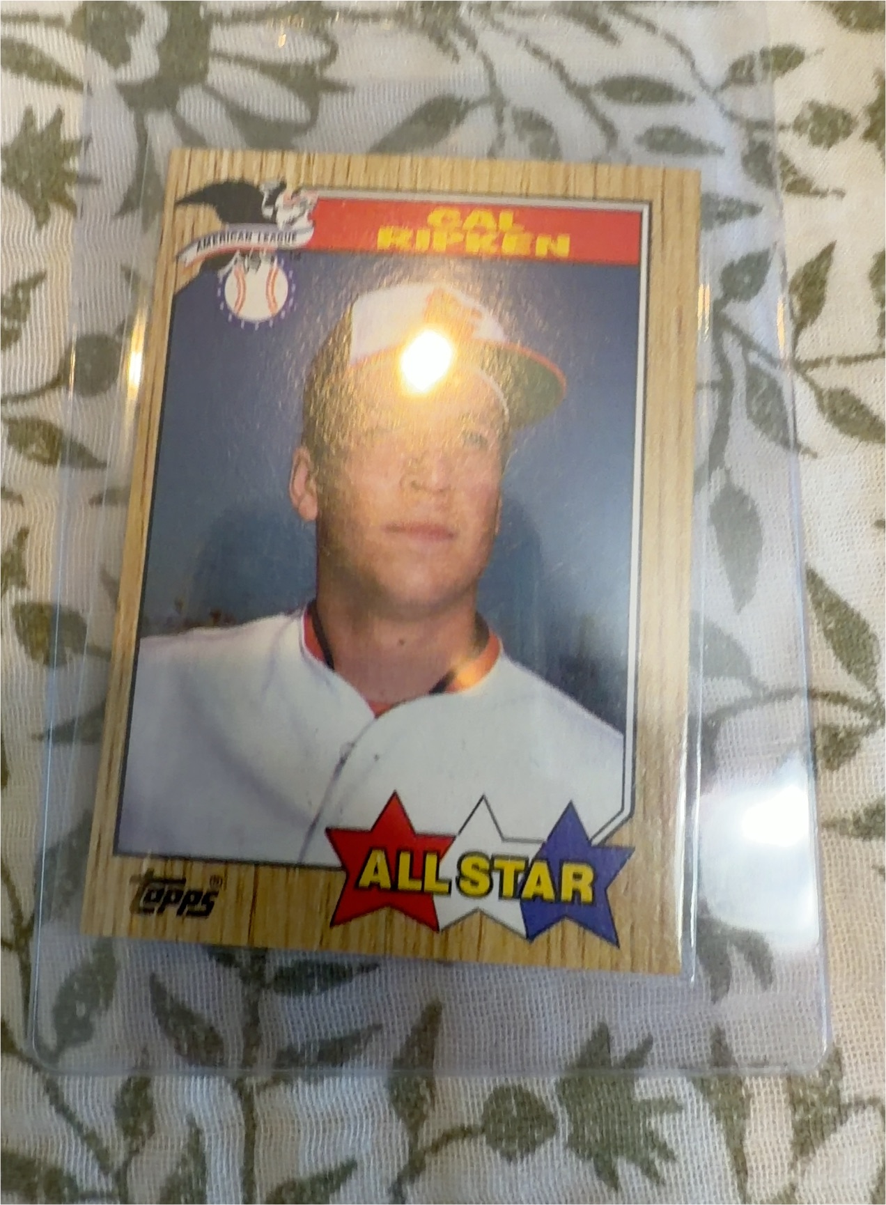 1987 Topps #609 Cal Ripken Jr. — front