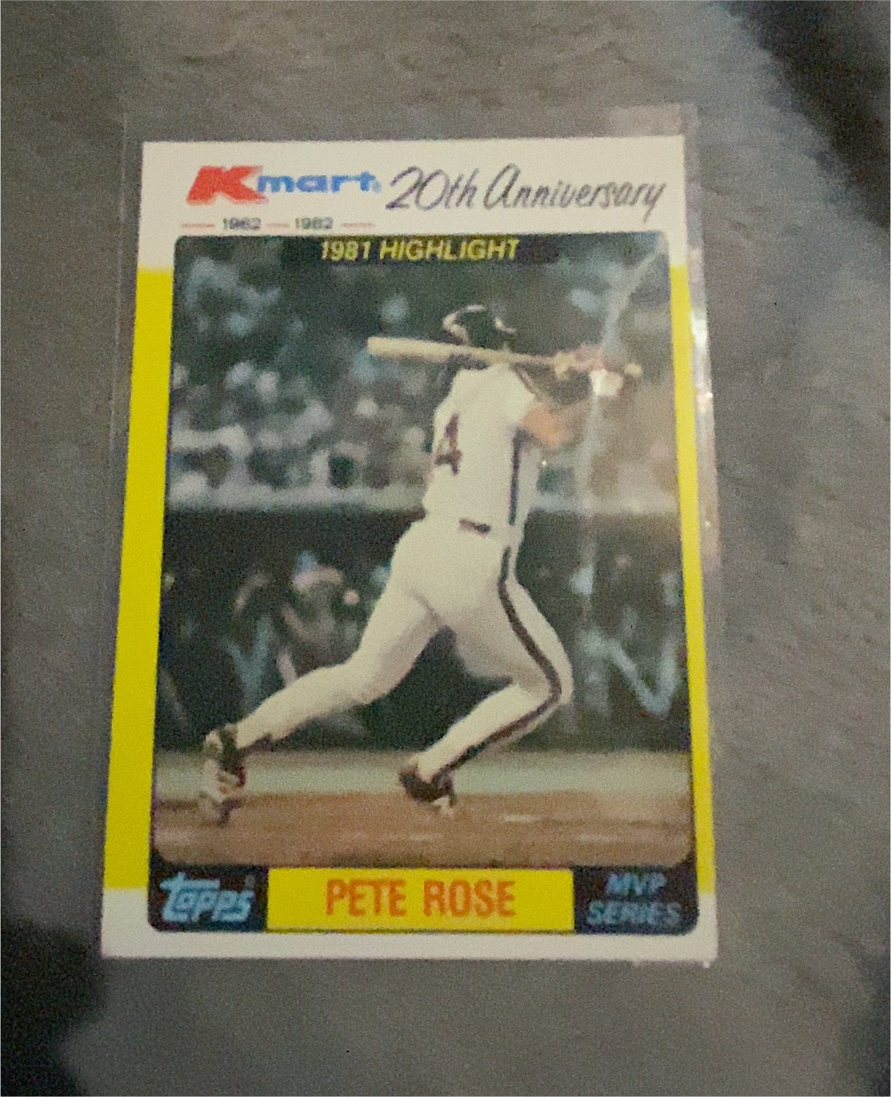1982 Kmart #44 Pete Rose — front