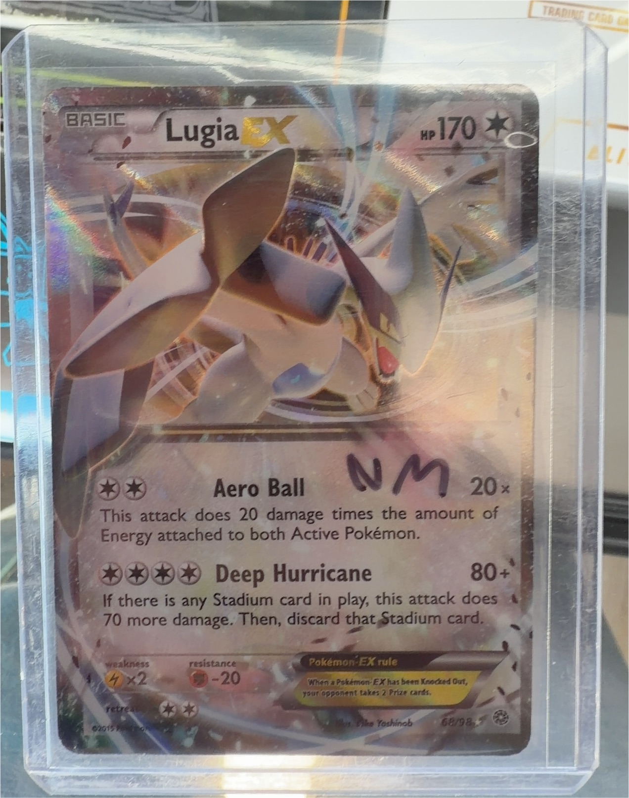 Pokemon Ancient Origins #68 Lugia EX — front