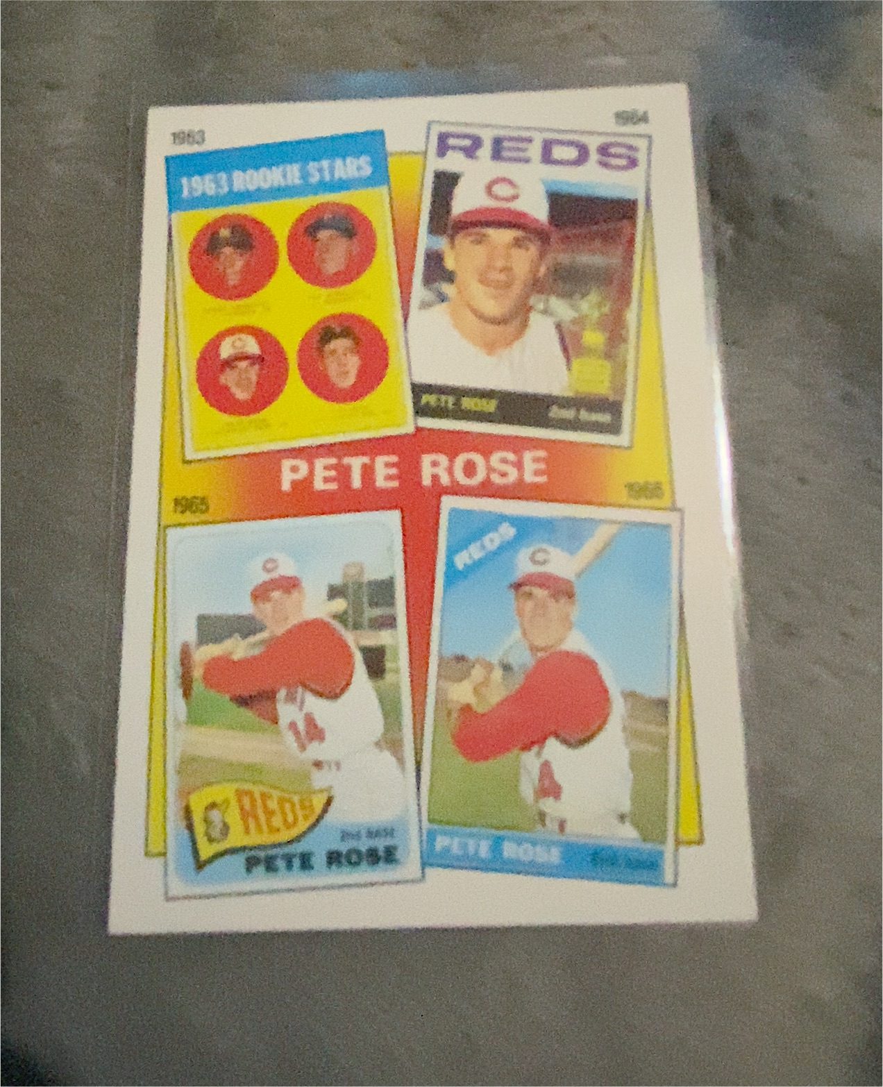 1986 Topps #3 Pete Rose Years 1967-1970 — front