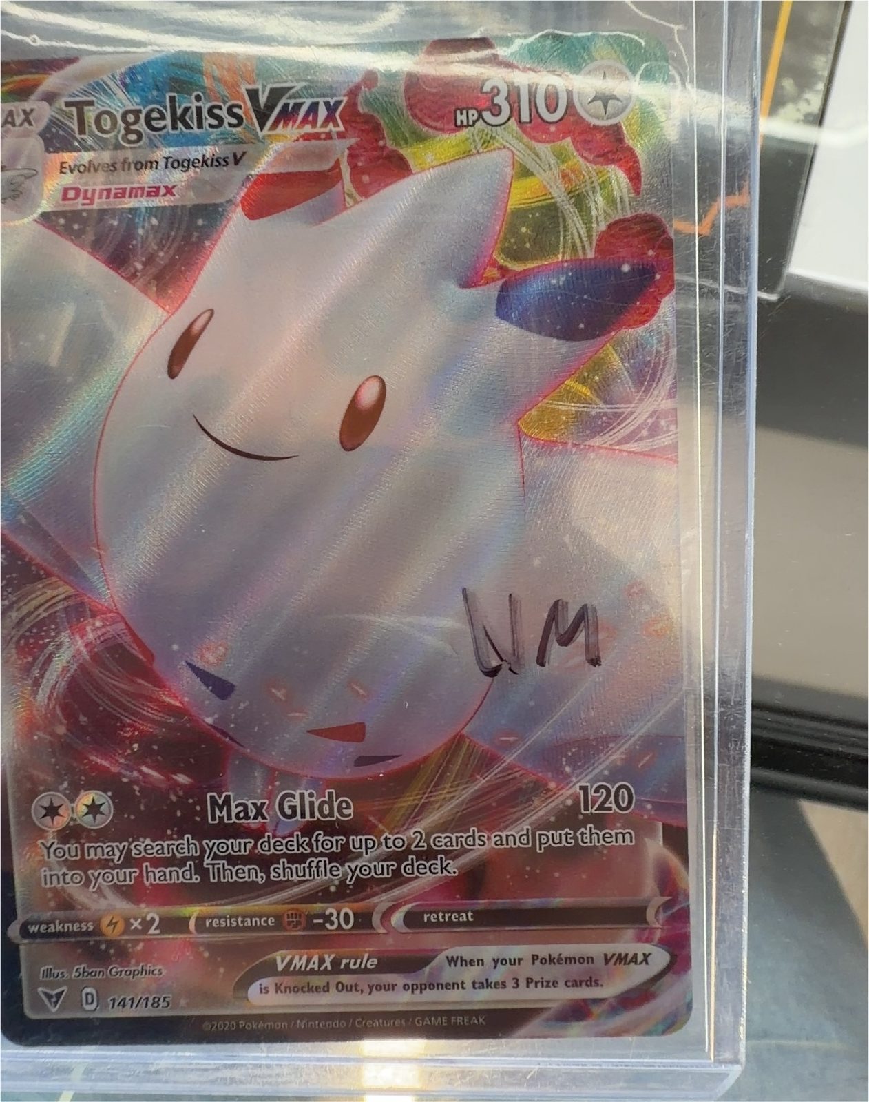 Pokemon Vivid Voltage #141 Togekiss VMAX — front