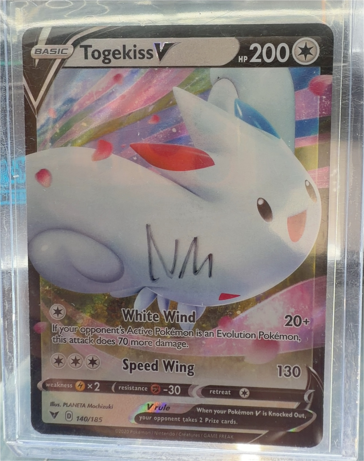 Pokemon Vivid Voltage #140 Togekiss V — front