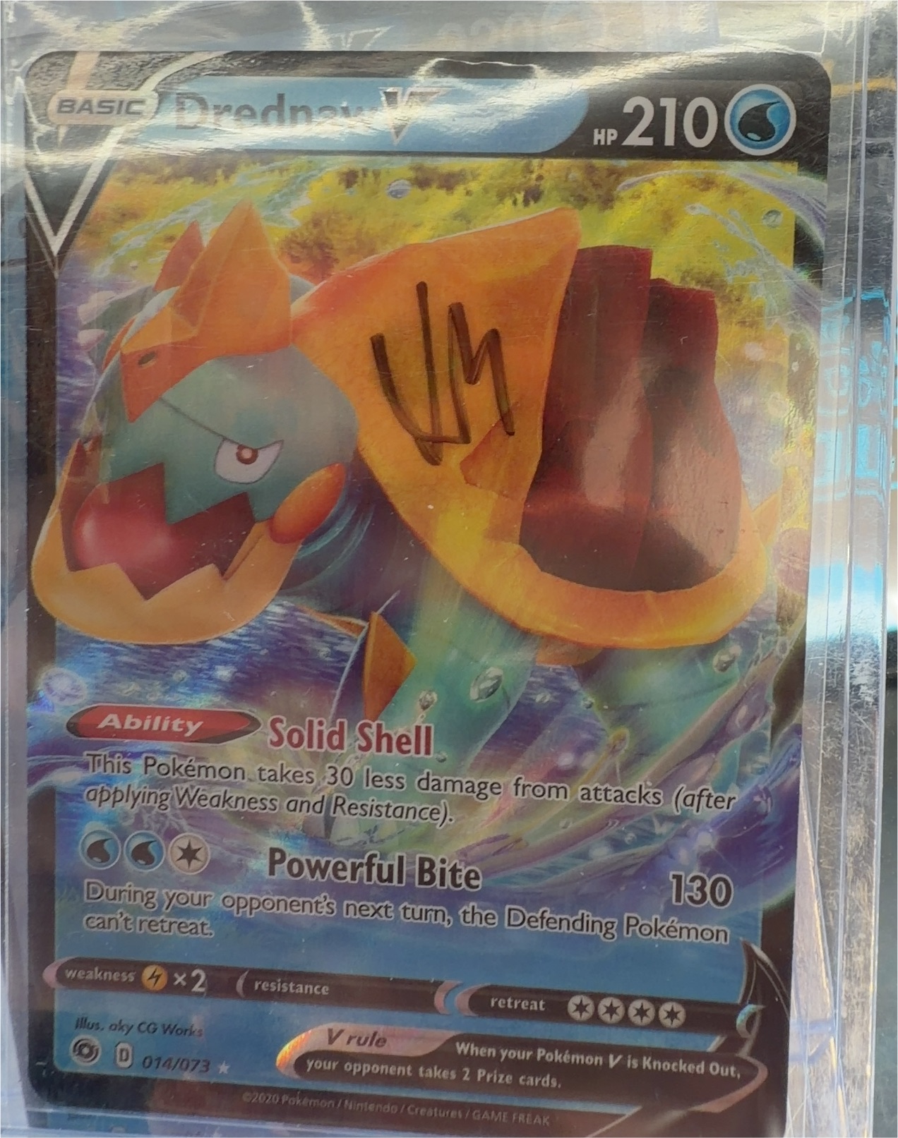 Pokemon Champion's Path #14 Drednaw V — front