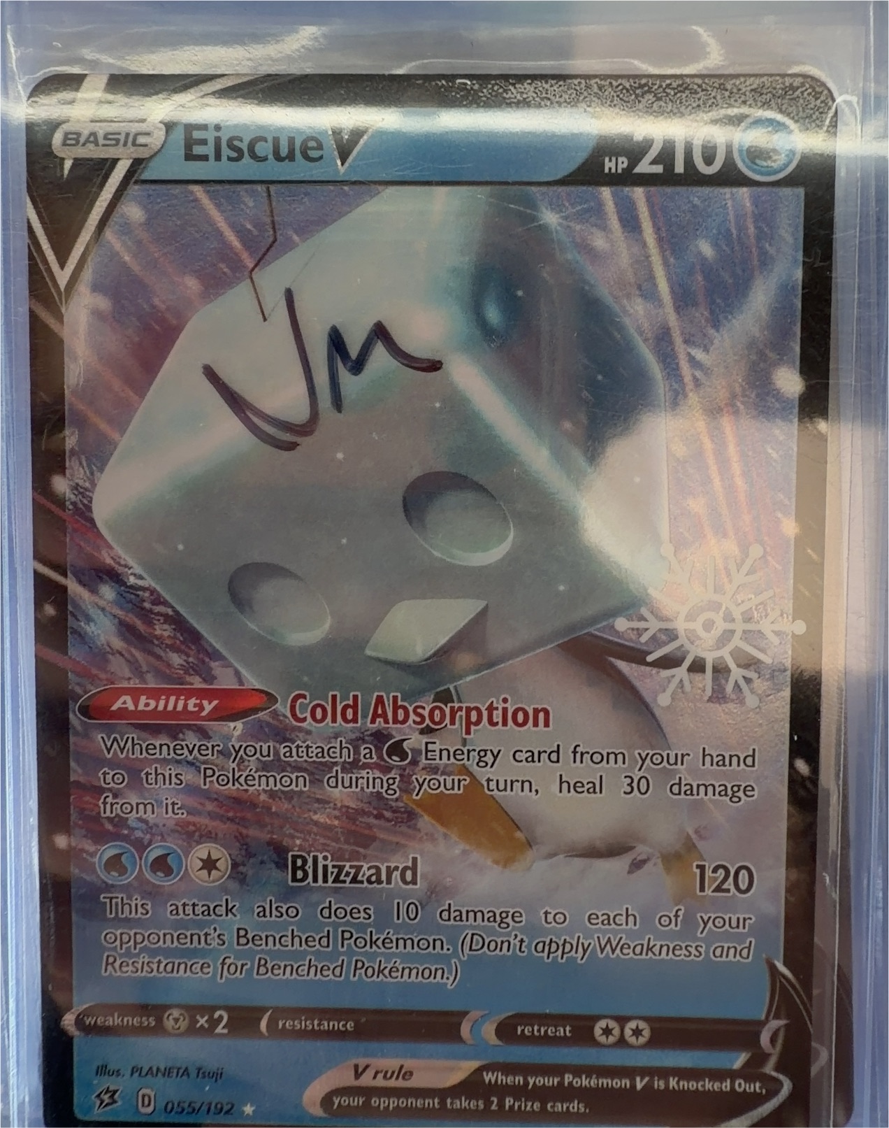Pokemon Rebel Clash #55 Eiscue V — front