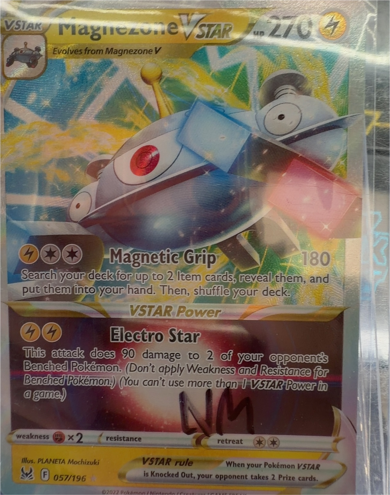 Pokemon Lost Origin #57 Magnezone VSTAR — front