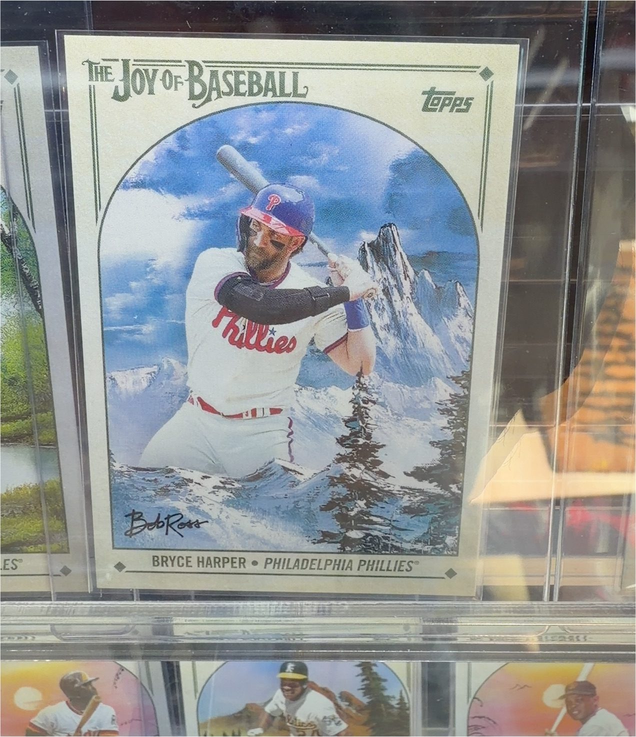 2023 Topps X Bob Ross The Joy Of #58 Bryce Harper — front