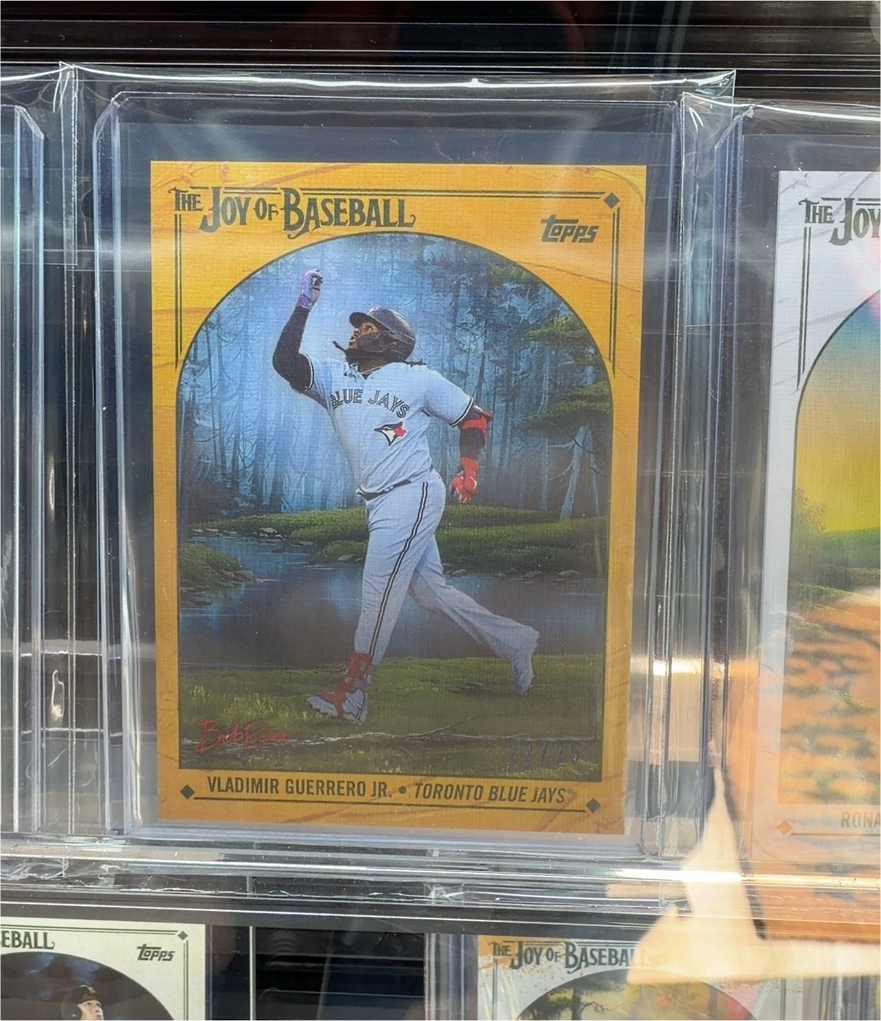 2023 Topps X Bob Ross The Joy Of #75 Vladimir Guerrero Jr. — front