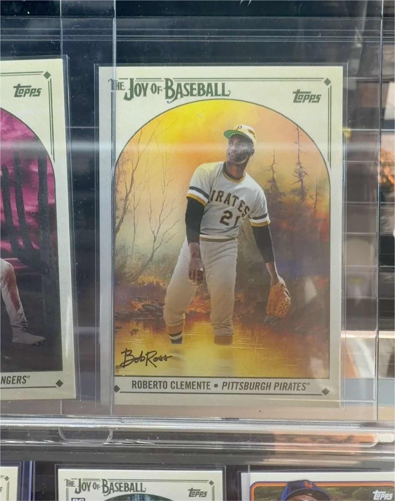 2023 Topps X Bob Ross The Joy Of #34 Roberto Clemente — front