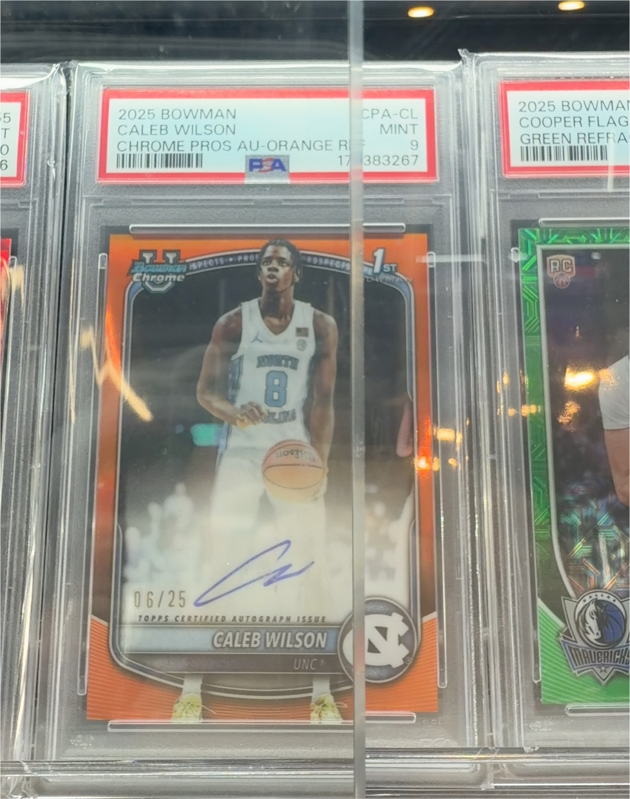 2025 Bowman Chrome Prospect Autograph #CPA-CL Caleb Wilson — front