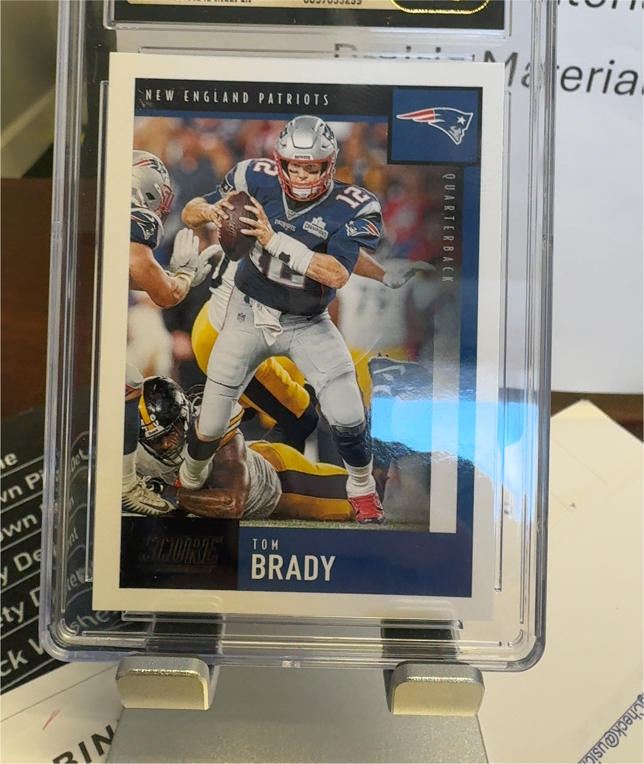 2020 Panini Score #24 Tom Brady — front