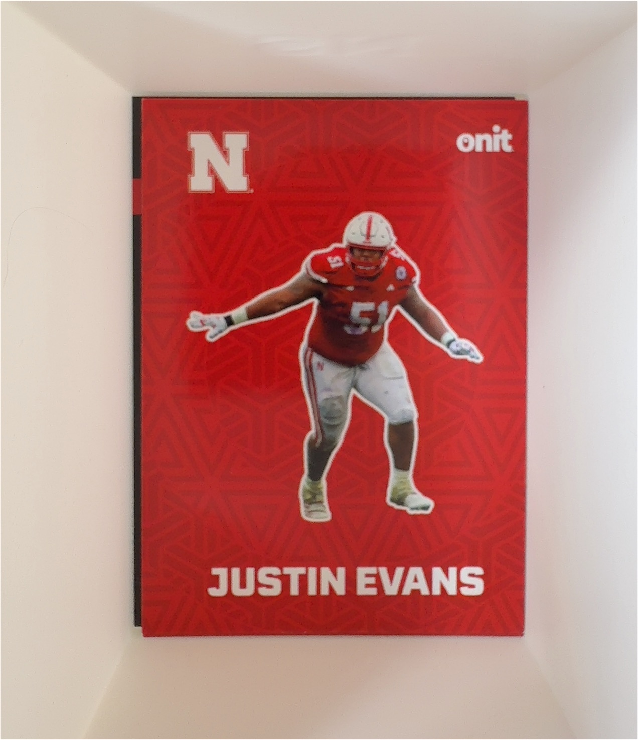 2025 Onit Football #F-19 Justin Evans — front