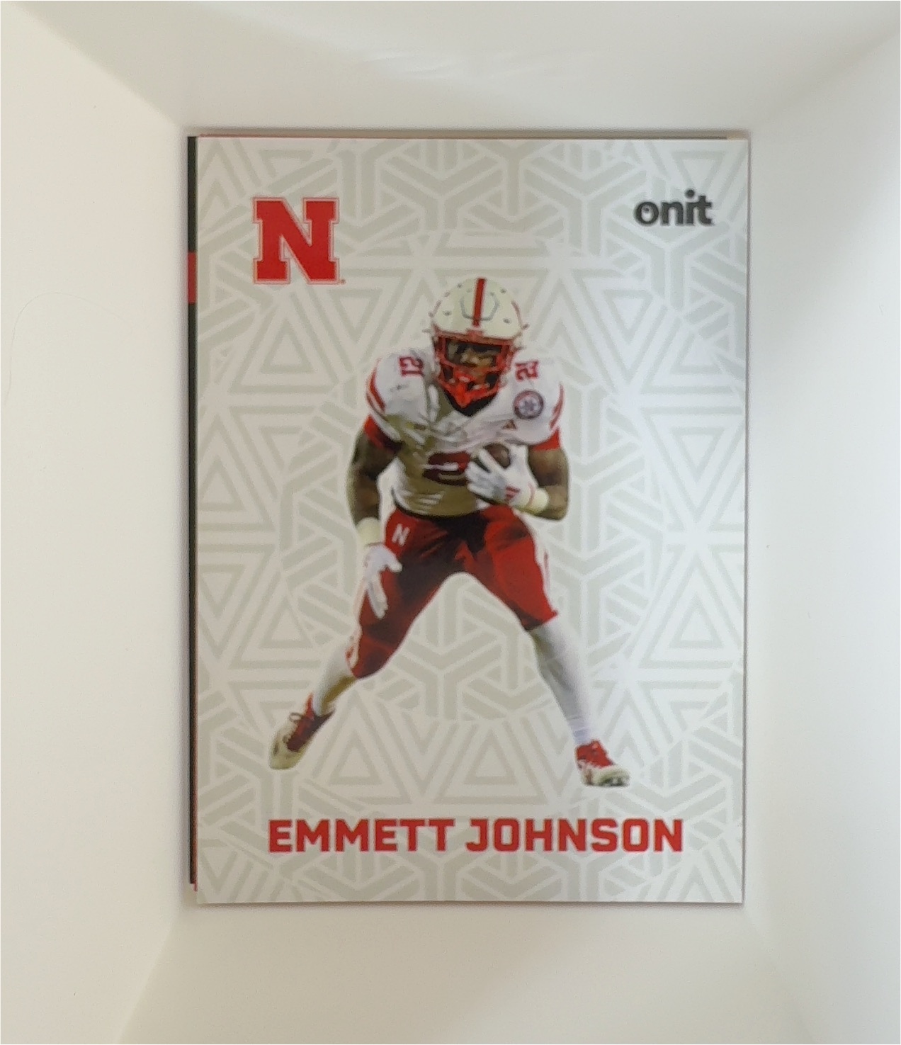 2025 Onit Football Fusion #F-11 Emmett Johnson — front