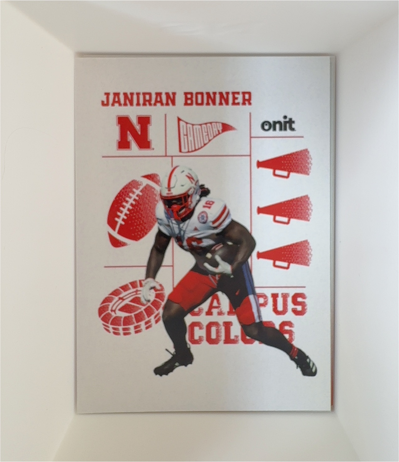 2025 Onit Campus Colors Insert #CC-16 Janiran Bonner — front