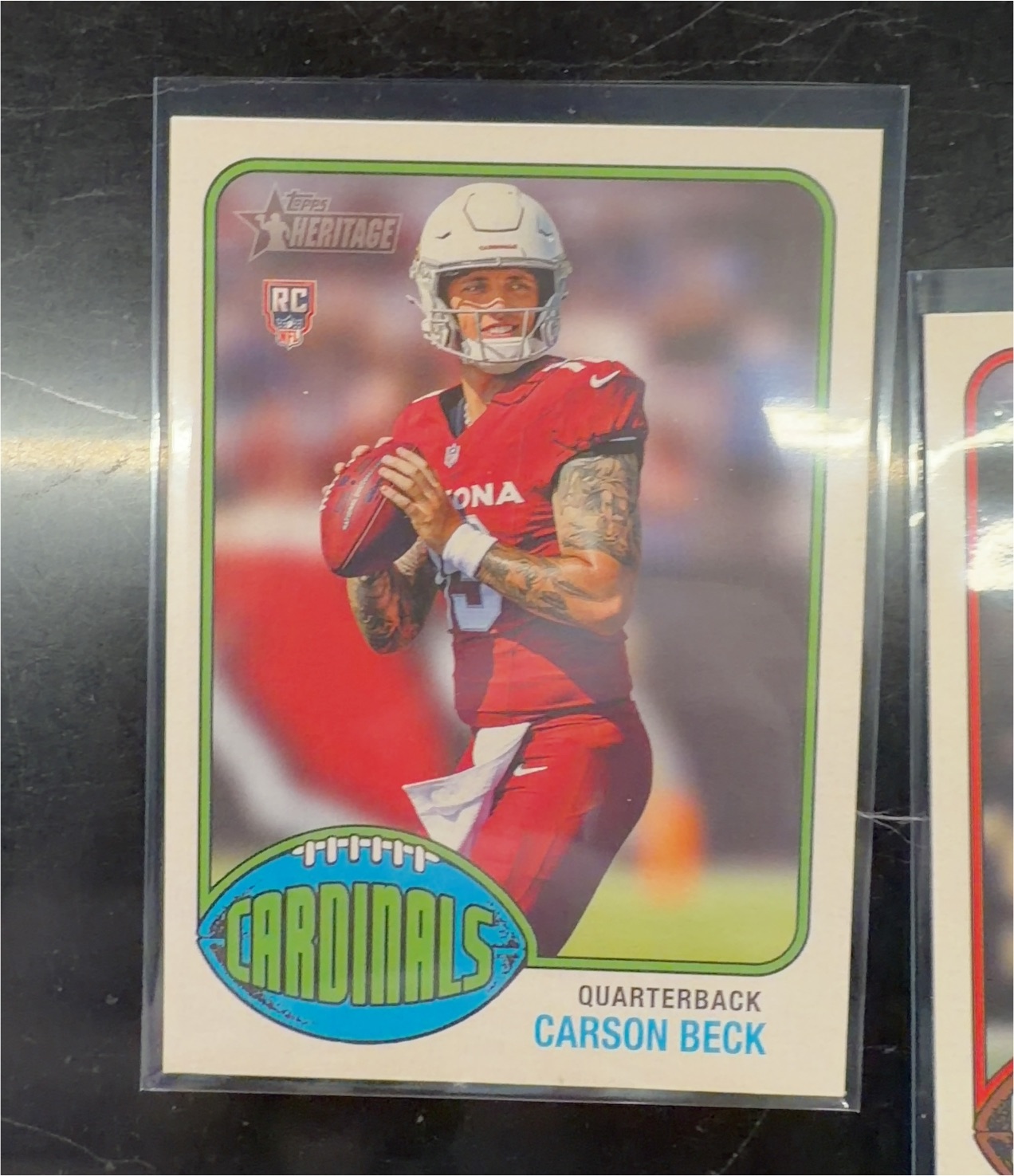 2026 Topps Heritage #310 Carson Beck — front