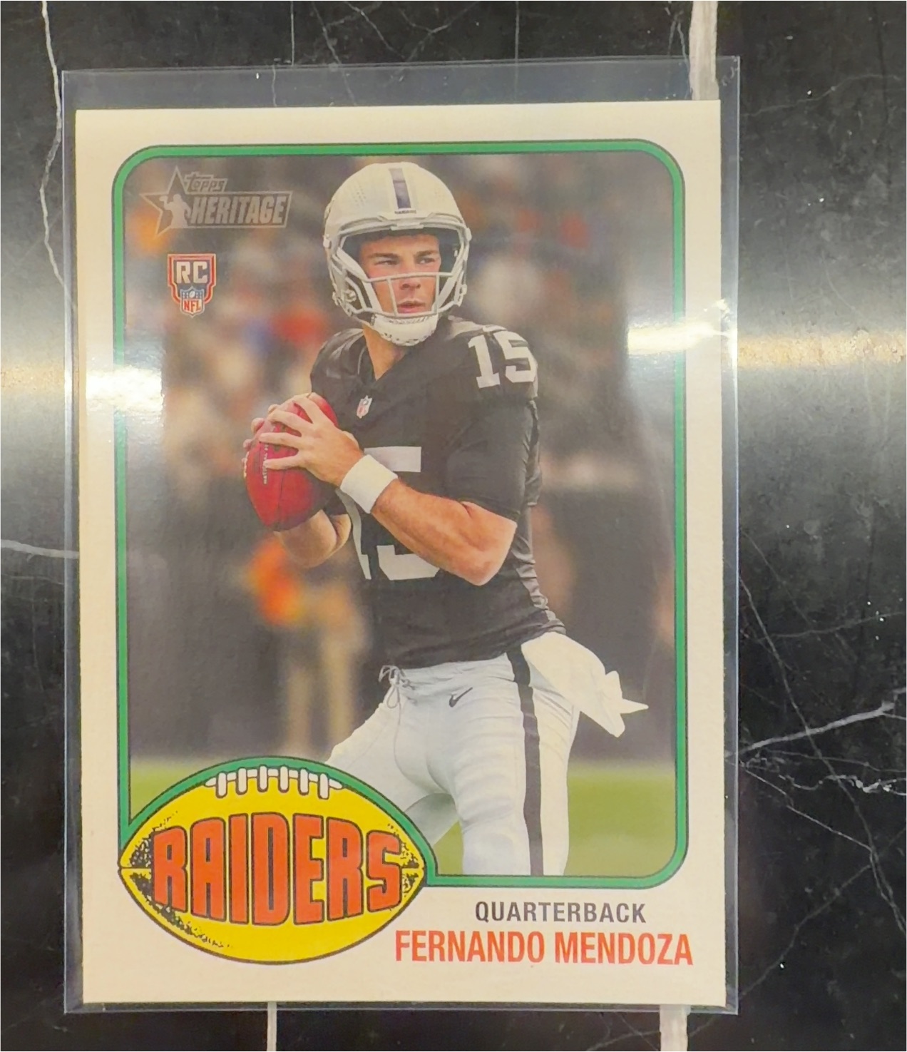 2026 Topps Heritage #272 Fernando Mendoza — front