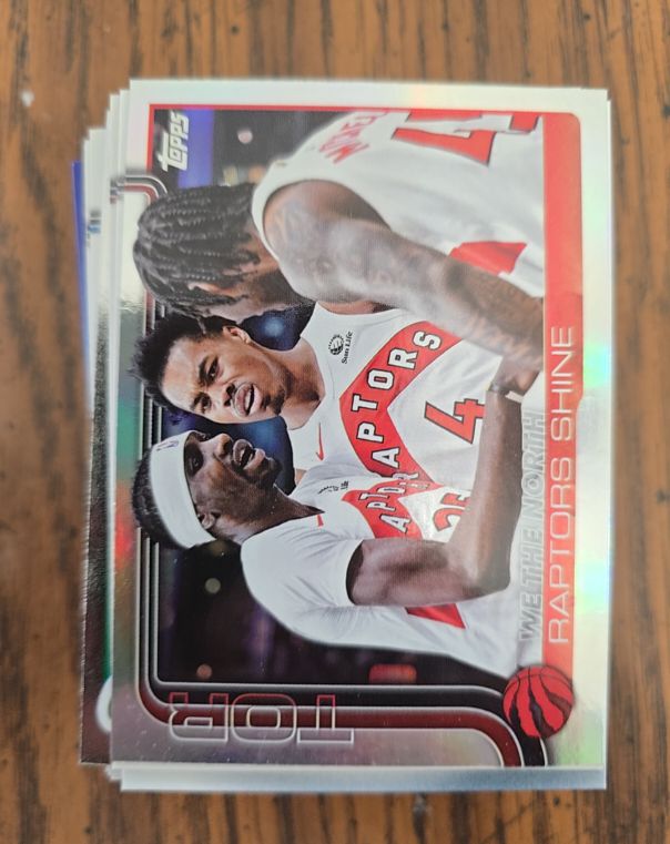 2025-26 Topps #276 We The North: Raptors Shine Toronto Raptors — front