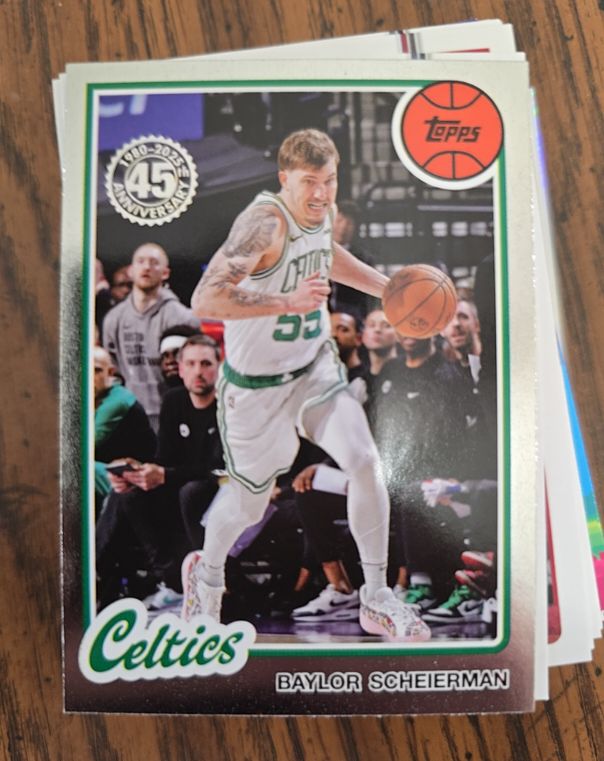 2025 Topps 1980 #80BK-49 Baylor Scheierman — front