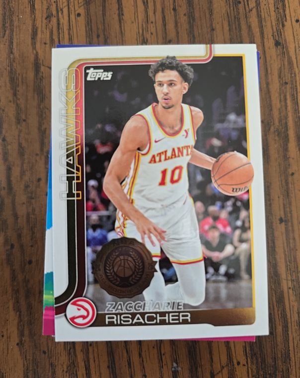 2025 Topps #62 Zaccharie Risacher — front