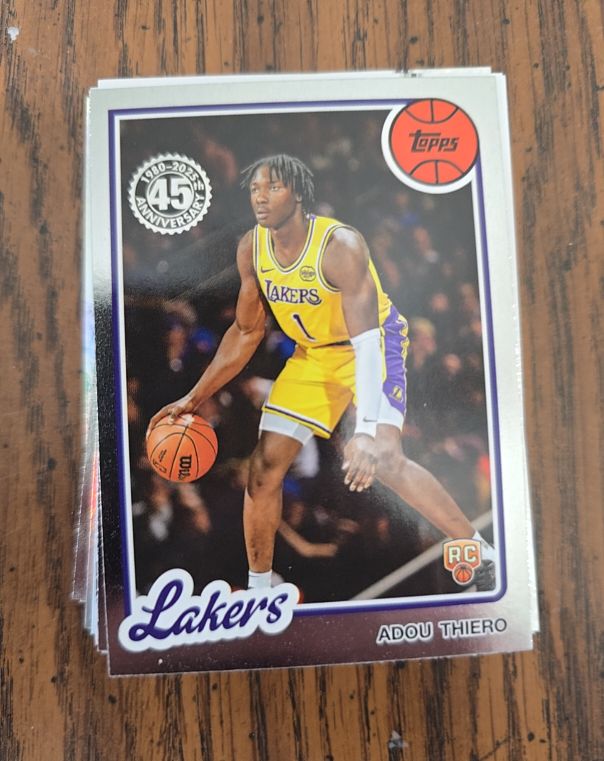2025 Topps 1980 #80BK-79 Adou Thiero — front