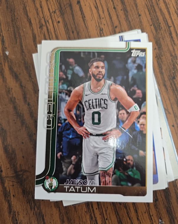 2025 Topps #1 Jayson Tatum — front