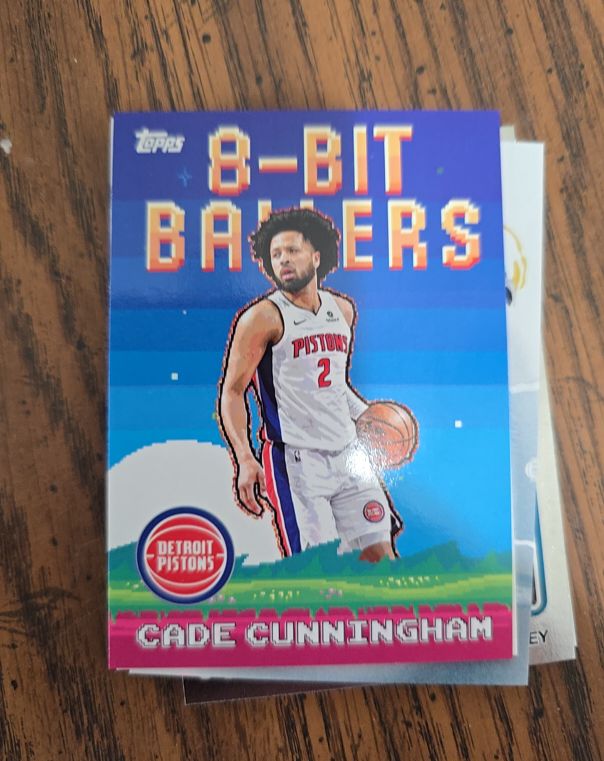 2025 Topps 8-Bit Ballers #8B-1 Cade Cunningham — front