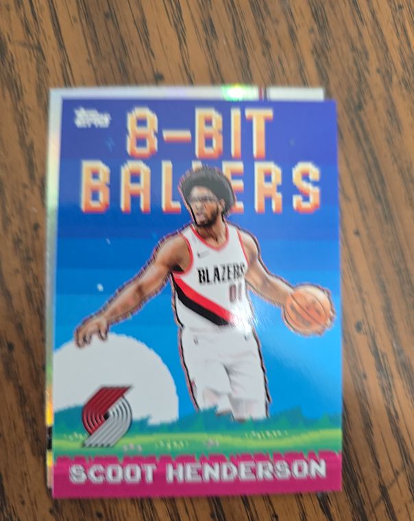 2025 Topps 8-Bit Ballers #8B-14 Scoot Henderson — front