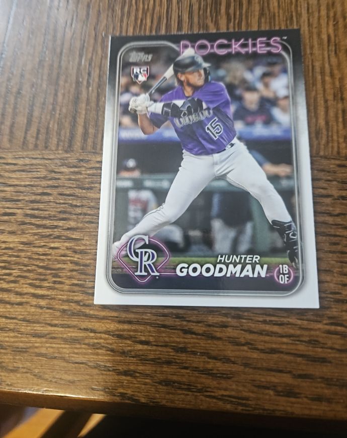 2024 Topps #432 Hunter Goodman — front