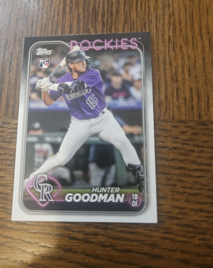 2024 Topps #432 Hunter Goodman — front