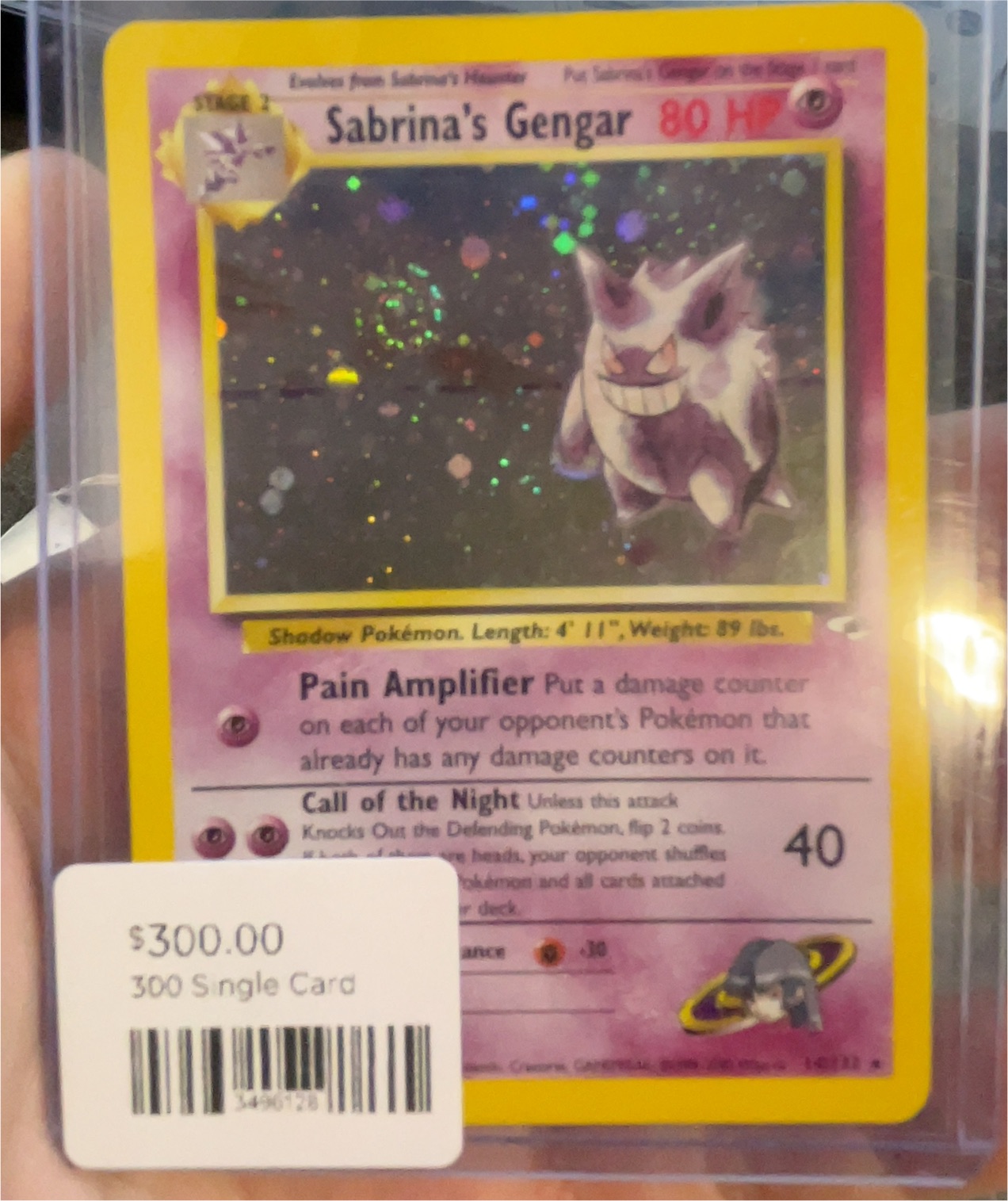 Pokemon Gym Heroes #14 Sabrina's Gengar — front