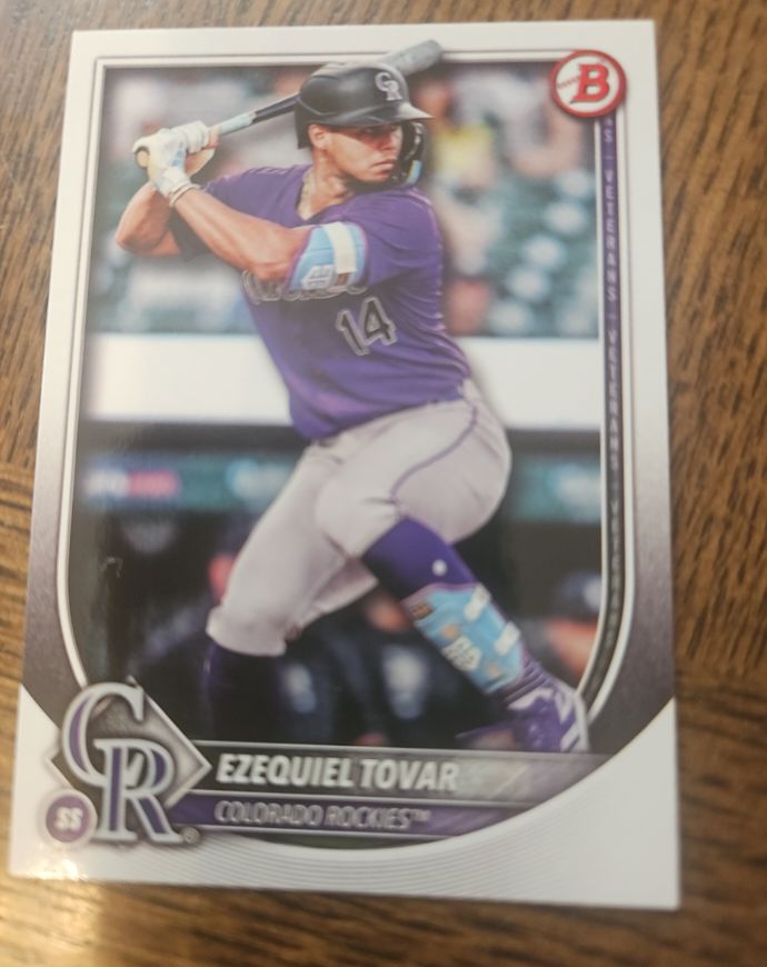 2025 Bowman #84 Ezequiel Tovar — front