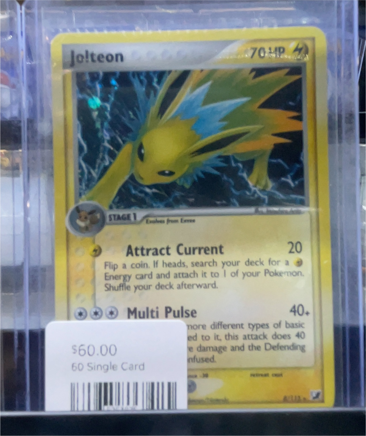 2005 Wizards of the Coast Jolteon #8 — front