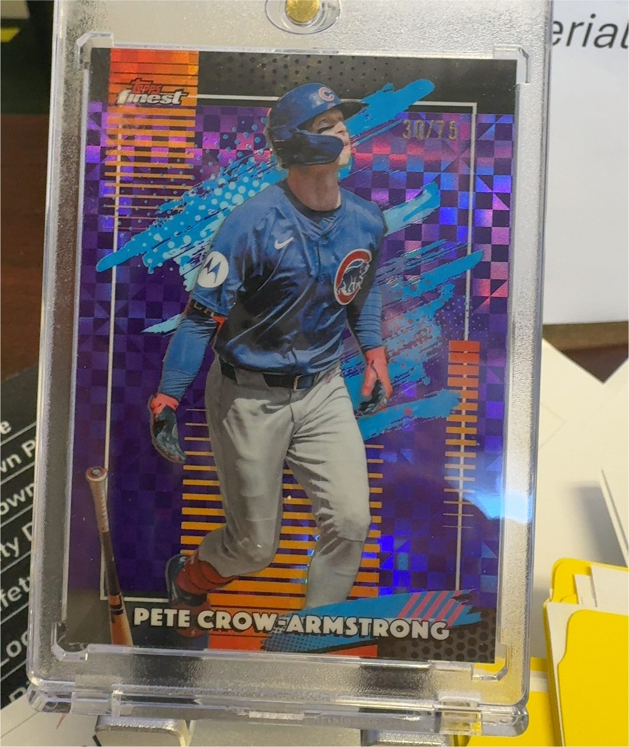 2026 Topps Finest #189 Pete Crow-Armstrong — front