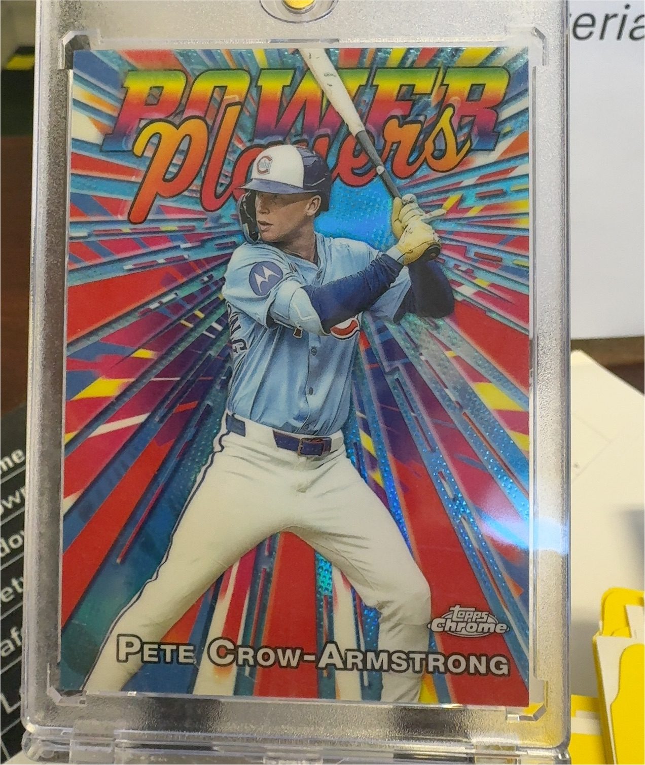 2025 Topps Chrome Update Power Players #PP-44 Pete Crow-Armstrong — front