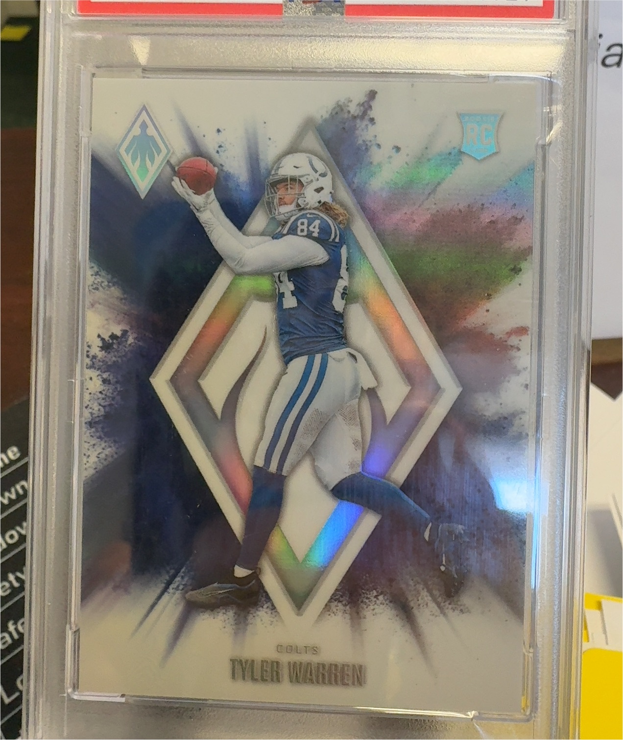 2025 Panini Phoenix Color Blast #2 Tyler Warren — front